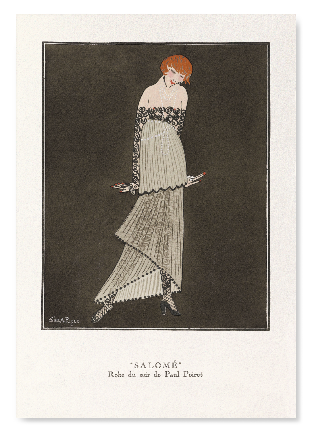 SALOMÉ (1914): Vintage Art Print