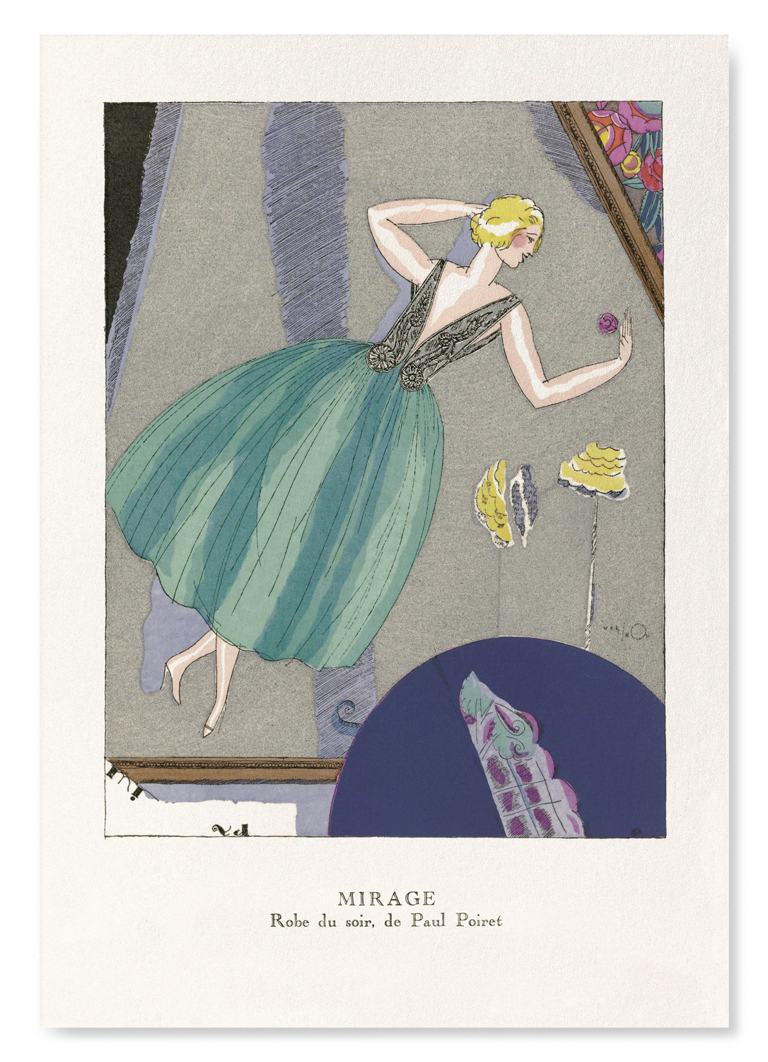 MIRAGE (1920): Vintage Art Print