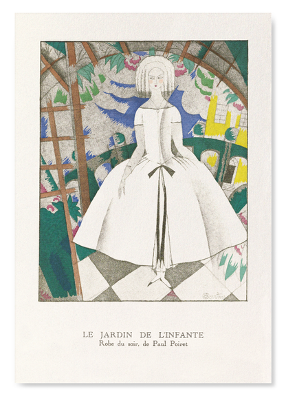 GARDEN OF INFANTA (1920): Vintage Art Print