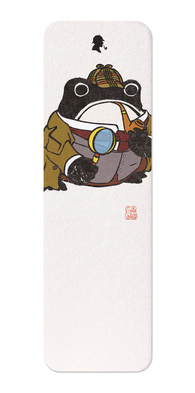 Ezen Designs - Sherlock Ezen Frog - Bookmark - Front