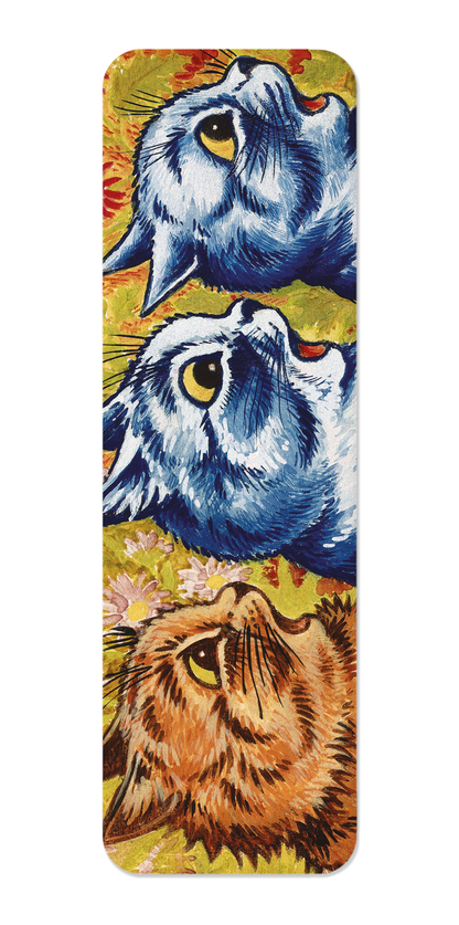 Ezen Designs - THREE CATS SINGING - Bookmark - Front