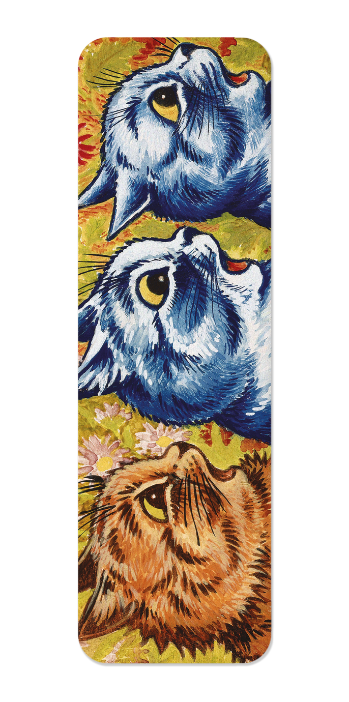 Ezen Designs - THREE CATS SINGING - Bookmark - Front