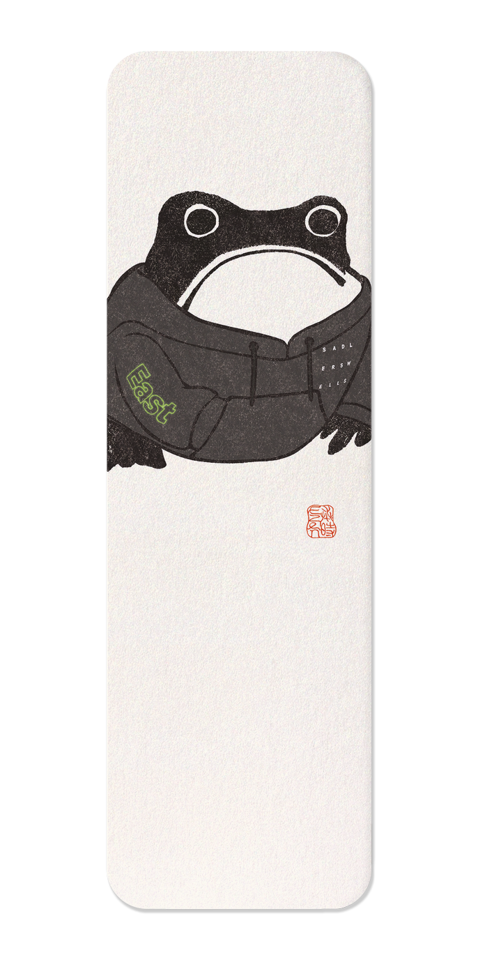 Ezen Designs - Sadler's Wells East Hoodie Ezen Frog - Bookmark - Front