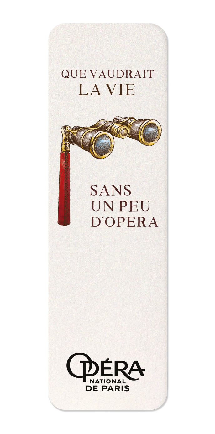 Ezen Designs - La vie et l’opéra - Bookmark - Front