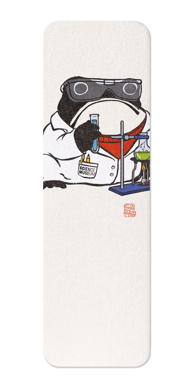 Ezen Designs - Museum Scientist Ezen Frog - Bookmark - Front