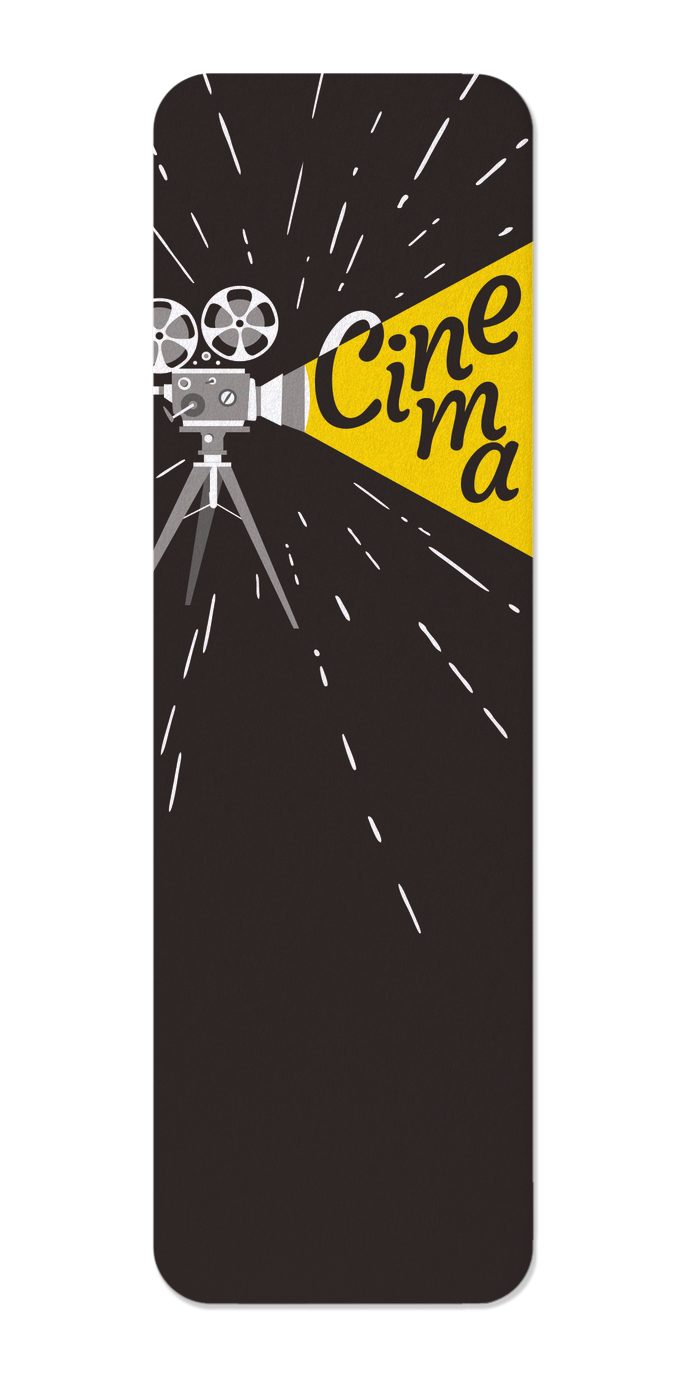Ezen Designs - Cinema in print - Bookmark - Front