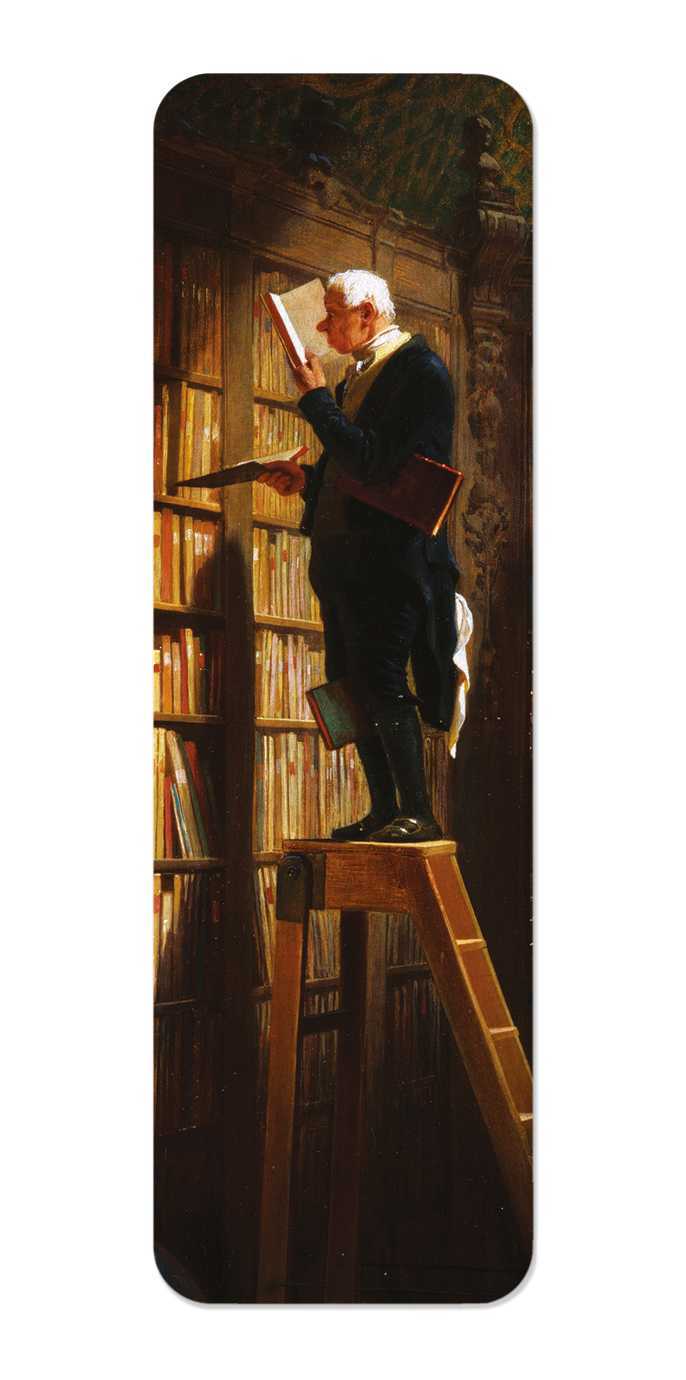 Ezen Designs - Bookworm (c.1850) - Bookmark - Front