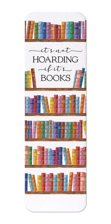 Ezen Designs - Hoarding books - Bookmark - Front