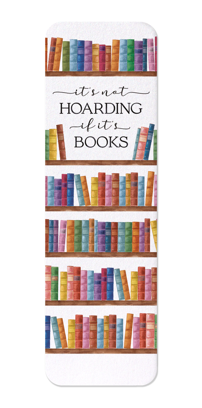 Ezen Designs - Hoarding books - Bookmark - Front