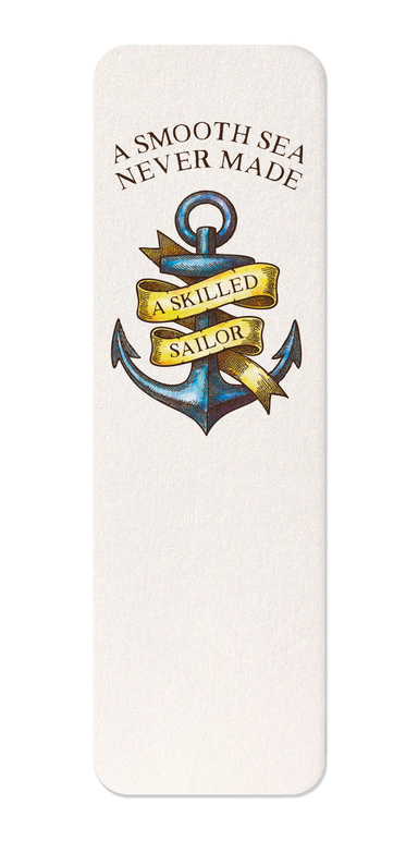 Ezen Designs - Skilled sailor - Bookmark - Front
