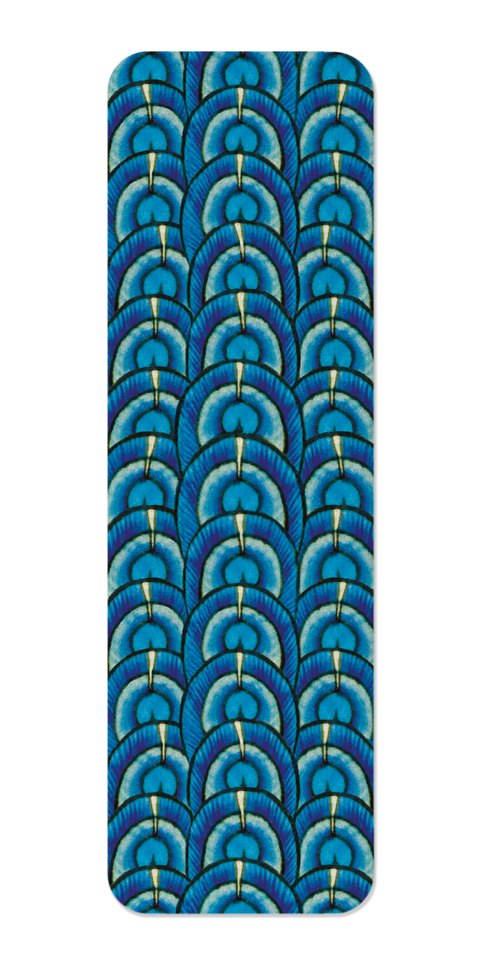 Ezen Designs - De morgan peacock - Bookmark - Front