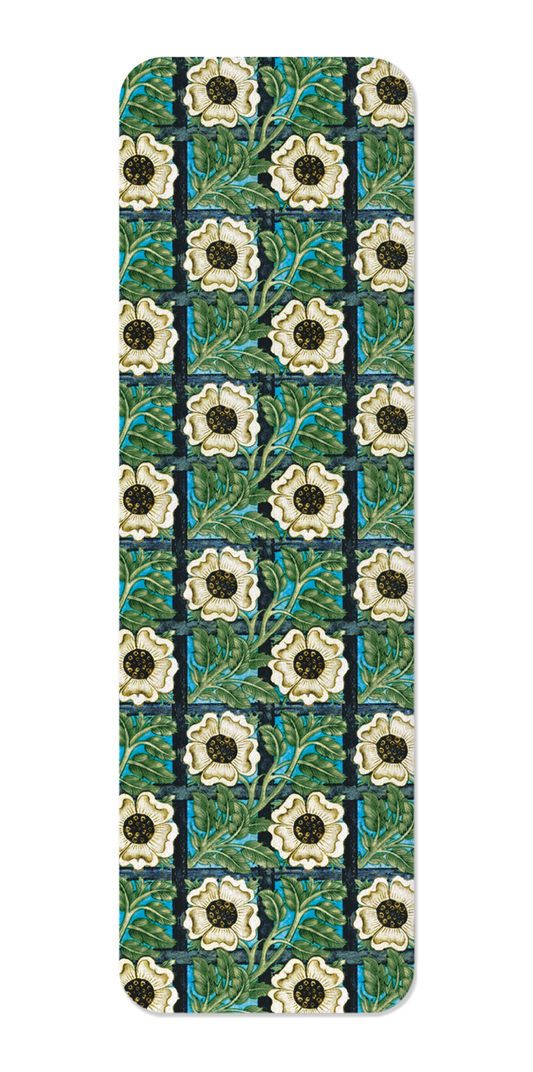 Ezen Designs - Rose and trellis tile (1898) - Bookmark - Front
