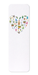 Ezen Designs - Garden heart - Bookmark - Front