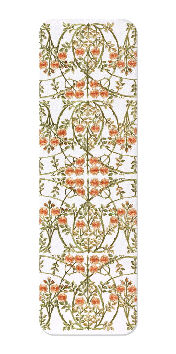 Ezen Designs - Briar roses embroidery - Bookmark - Front