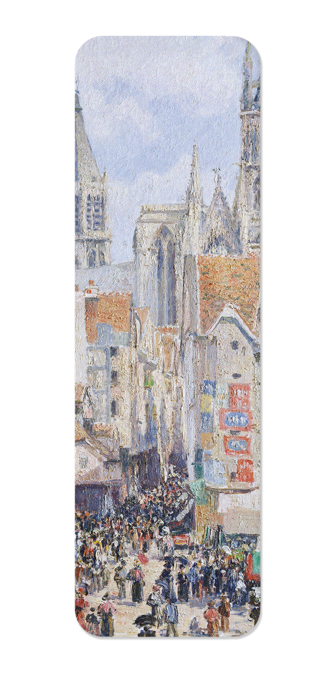 Ezen Designs - Grocery Street, Rouen (1898) - Bookmark - Front