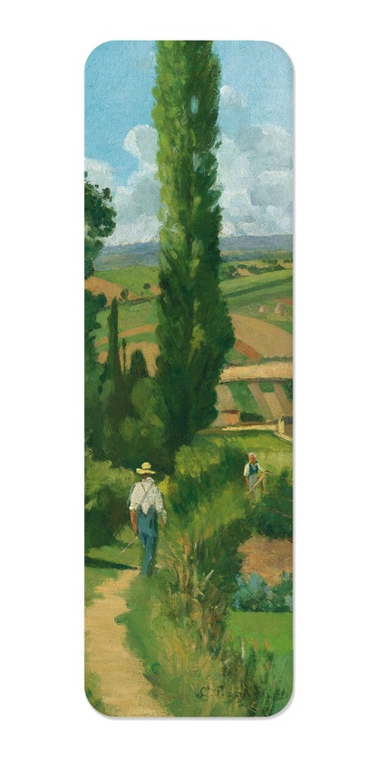 Ezen Designs - Landscape at Les Pâtis, Pontoise (1868) - Bookmark - Front