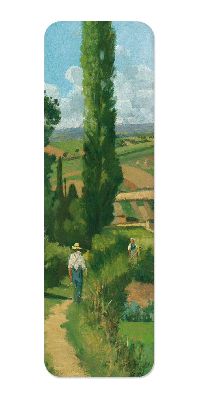 Ezen Designs - Landscape at Les Pâtis, Pontoise (1868) - Bookmark - Front