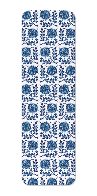 Ezen Designs - Tudor Rose by de Morgan (c.1888-1897) - Bookmark - Front