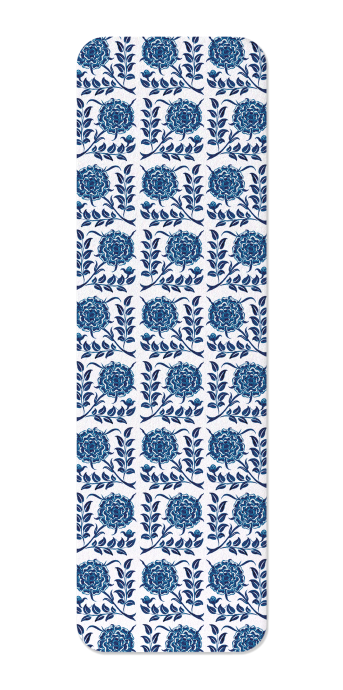 Ezen Designs - Tudor Rose by de Morgan (c.1888-1897) - Bookmark - Front