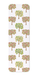 Ezen Designs - Pomegranate and Lemon Trees on white (16th C.) - Bookmark - Front