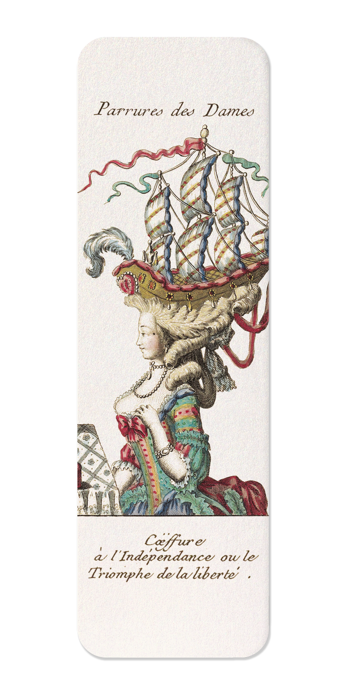 Ezen Designs - La Belle Poule (c.1780) - Bookmark - Front
