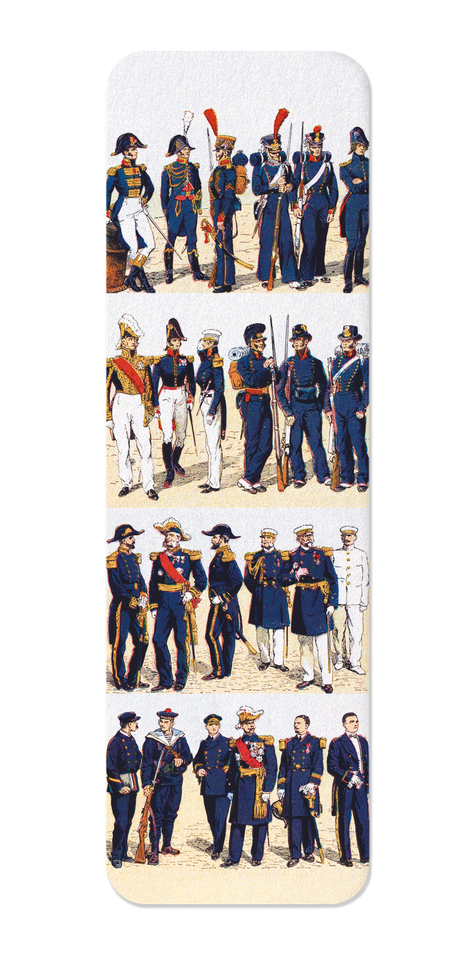 Ezen Designs - French Naval Uniforms (1932) - Bookmark - Front