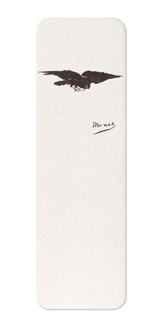 Ezen Designs - Raven by Edouard Manet (1875) - Bookmark - Front
