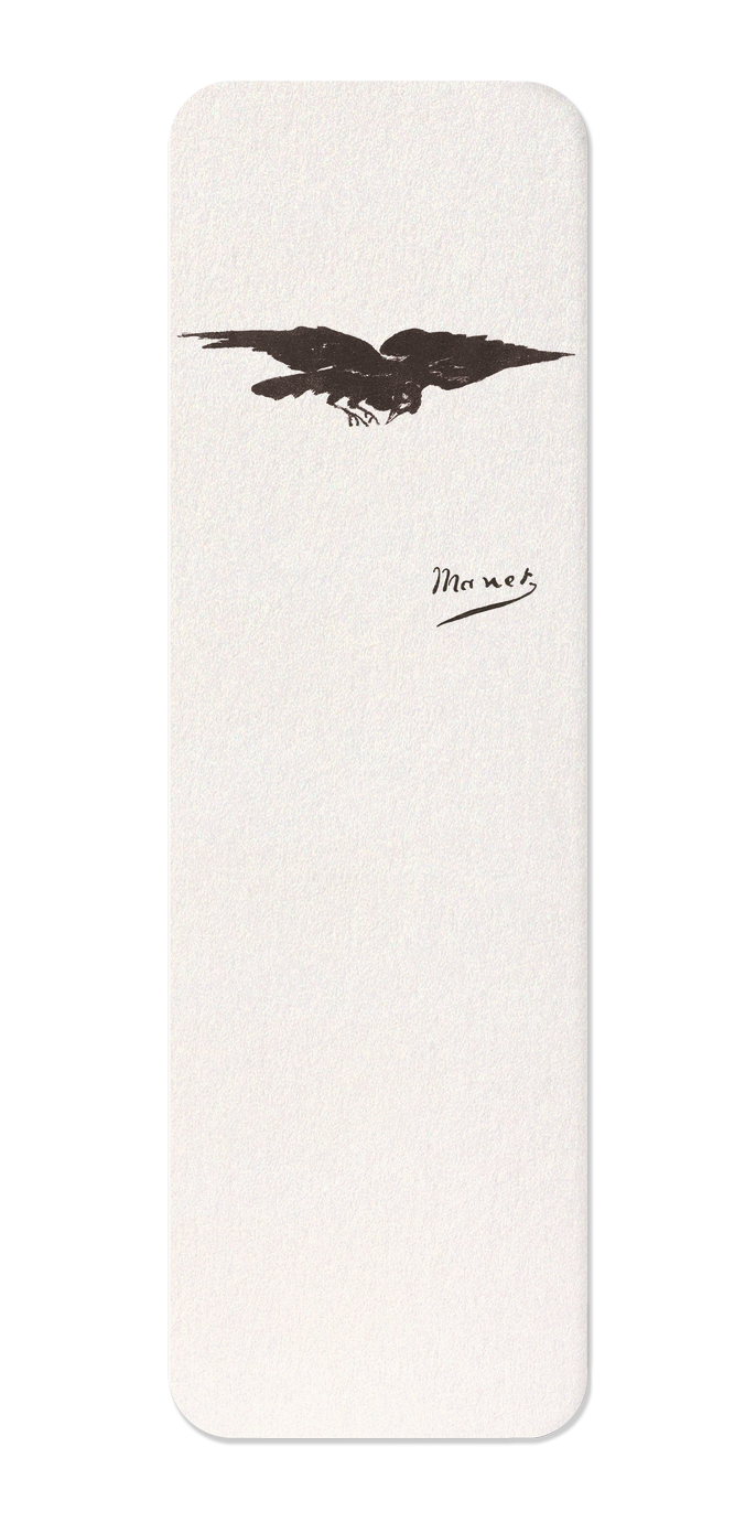 Ezen Designs - Raven by Edouard Manet (1875) - Bookmark - Front