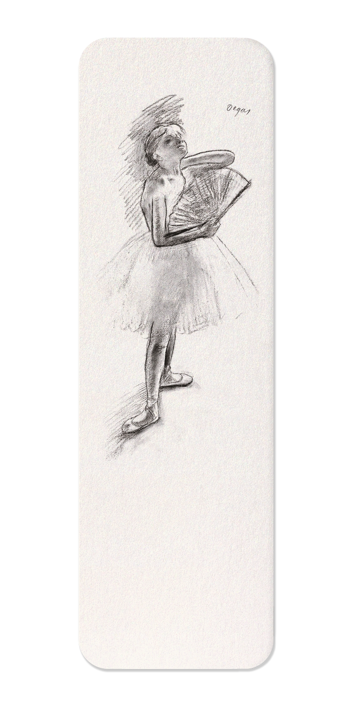 Ezen Designs - Dancer with a Fan (c.1880) - Bookmark - Front