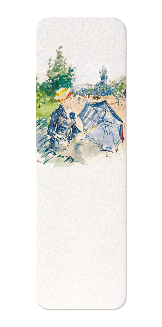 Ezen Designs - Woman Seated at the Avenue du Bois (1885) - Bookmark - Front