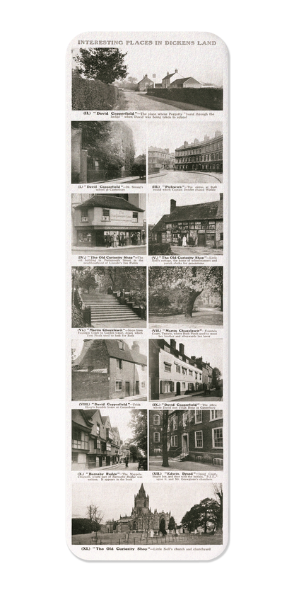 Ezen Designs - Scenes in Charles Dickens' Novels (1912) - Bookmark - Front