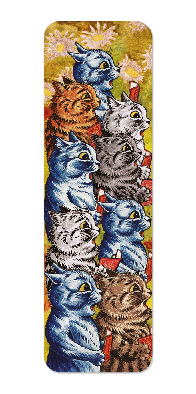 Ezen Designs - Three Cats Singing (C.1930) - Bookmark - Front