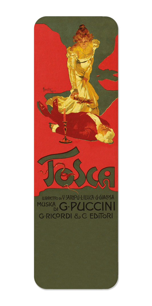 Ezen Designs - Poster for Tosca (1899) - Bookmark - Front