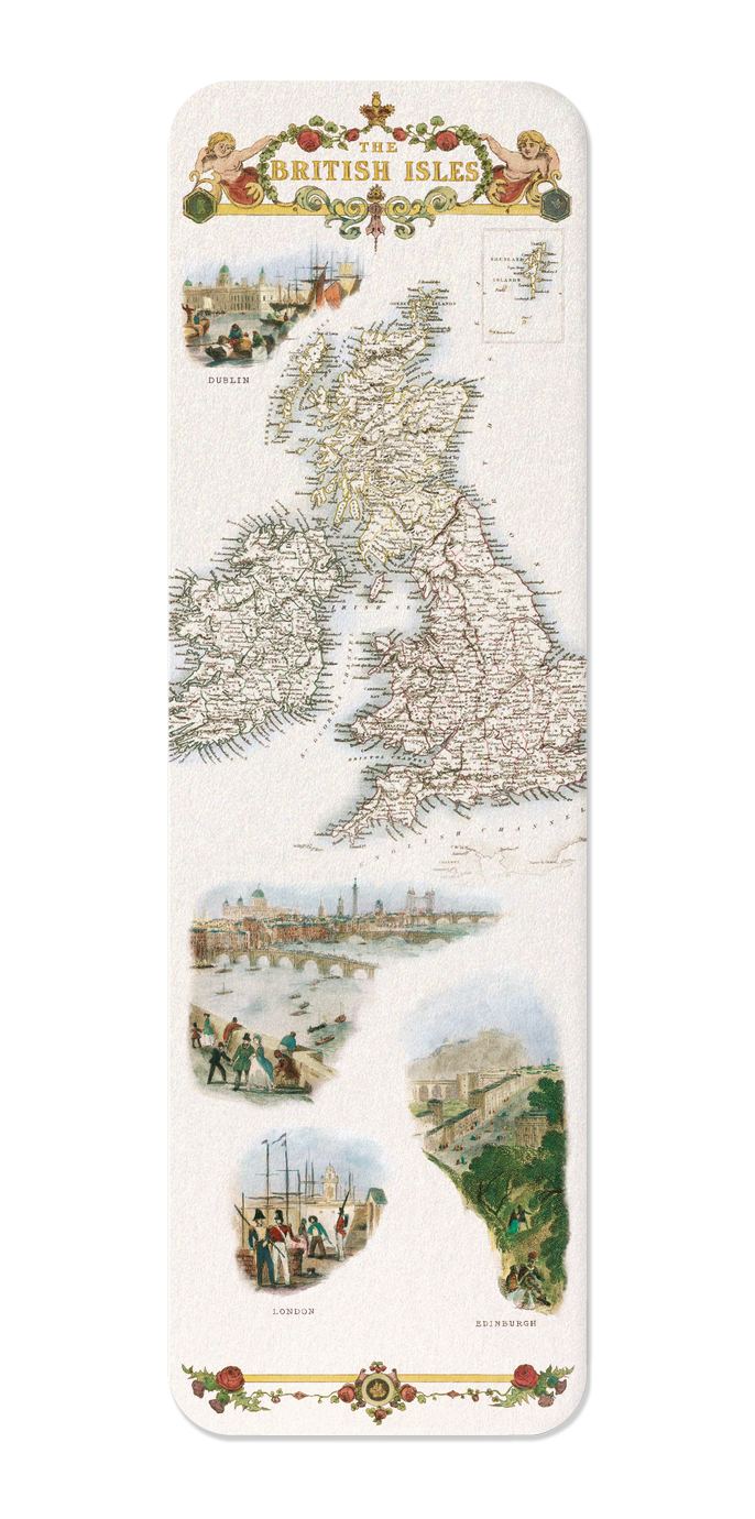 Ezen Designs - British Isles (1851) - Bookmark - Front