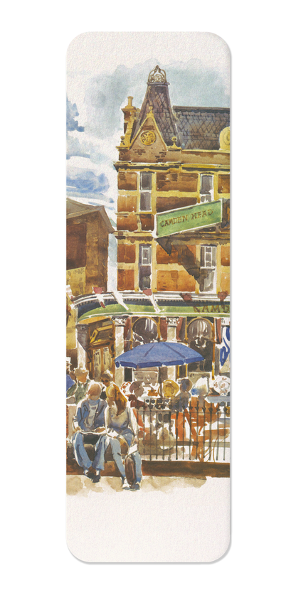 Ezen Designs - Camden Head Pub (C.1970) - Bookmark - Front