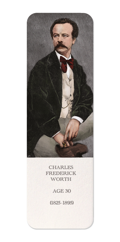 Ezen Designs - Charles Worth Aged 30 (1894) - Bookmark - Front