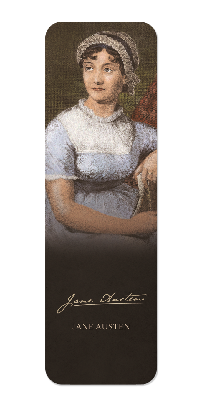 Ezen Designs - Portrait of Jane Austen (c.1833) - Bookmark - Front