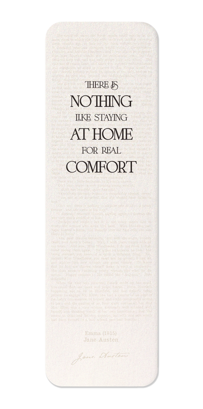 Ezen Designs - Nothing like staying at home - Bookmark - Front