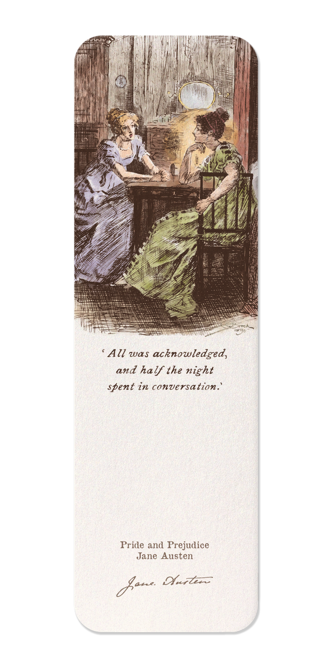 Ezen Designs - Night Spent in Conversation (1895) - Bookmark - Front