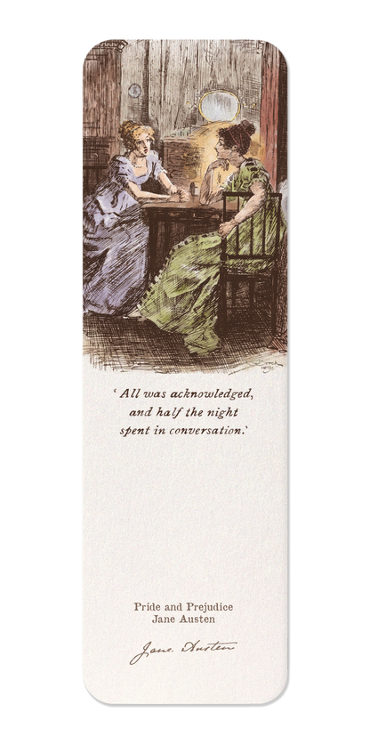Ezen Designs - Night Spent in Conversation (1895) - Bookmark - Front