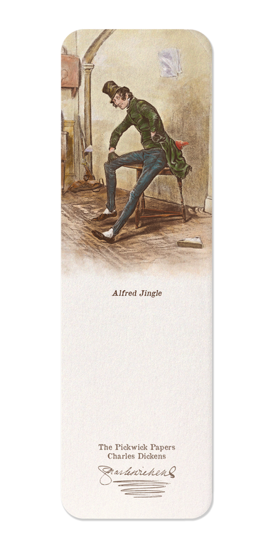 Ezen Designs - Alfred Jingle - Bookmark - Front