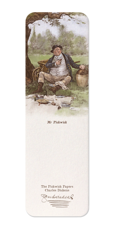Ezen Designs - Mr Pickwick - Bookmark - Front