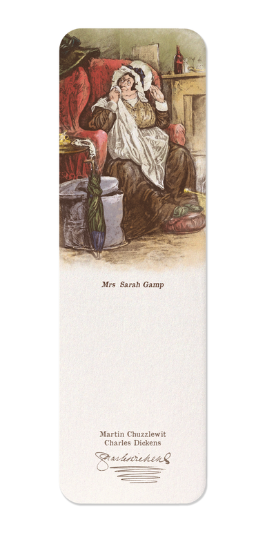 Ezen Designs - Mrs Sarah Gamp - Bookmark - Front