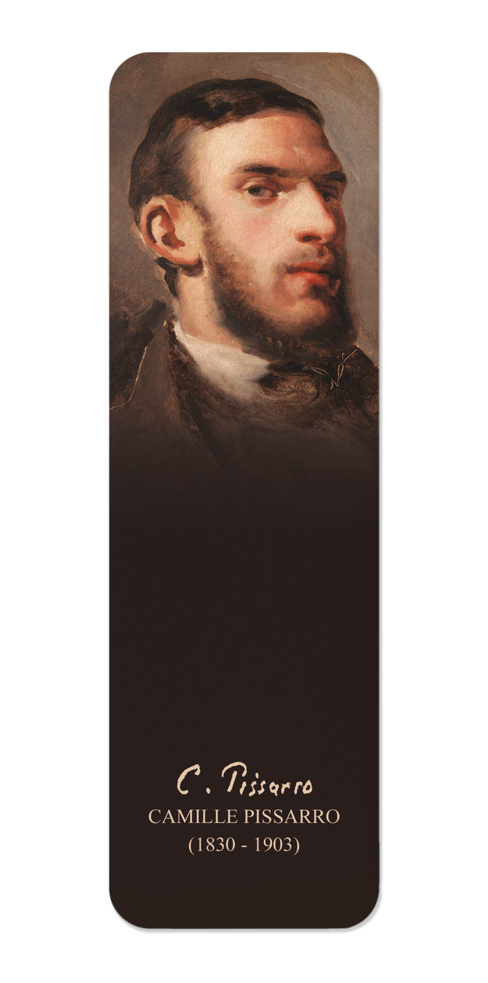 Ezen Designs - Camille Pissarro Self-Portrait (1857–1858) - Bookmark - Front