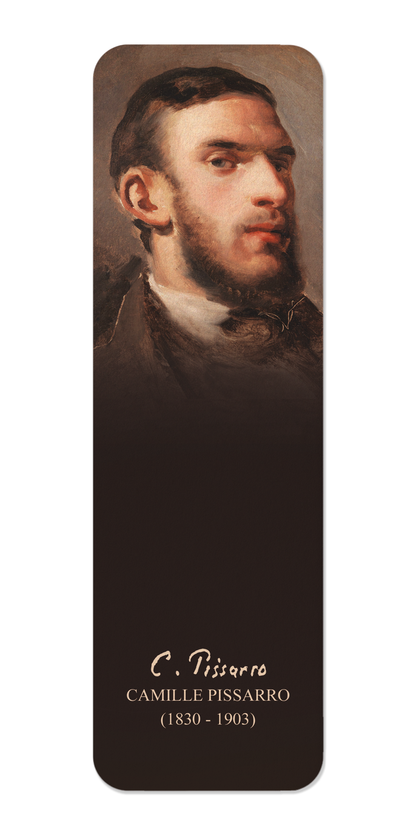 Ezen Designs - Camille Pissarro Self-Portrait (1857–1858) - Bookmark - Front