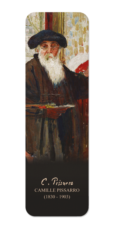 Ezen Designs - Camille Pissarro Self Portrait (c. 1898) - Bookmark - Front