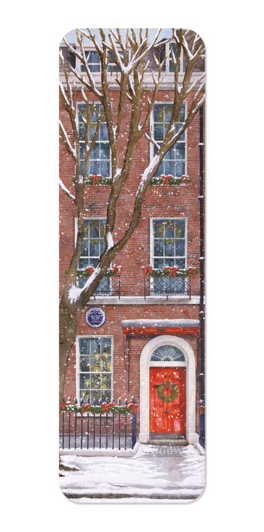 Ezen Designs - CHARLES DICKENS MUSEUM CHRISTMAS DAY - Bookmark - Front