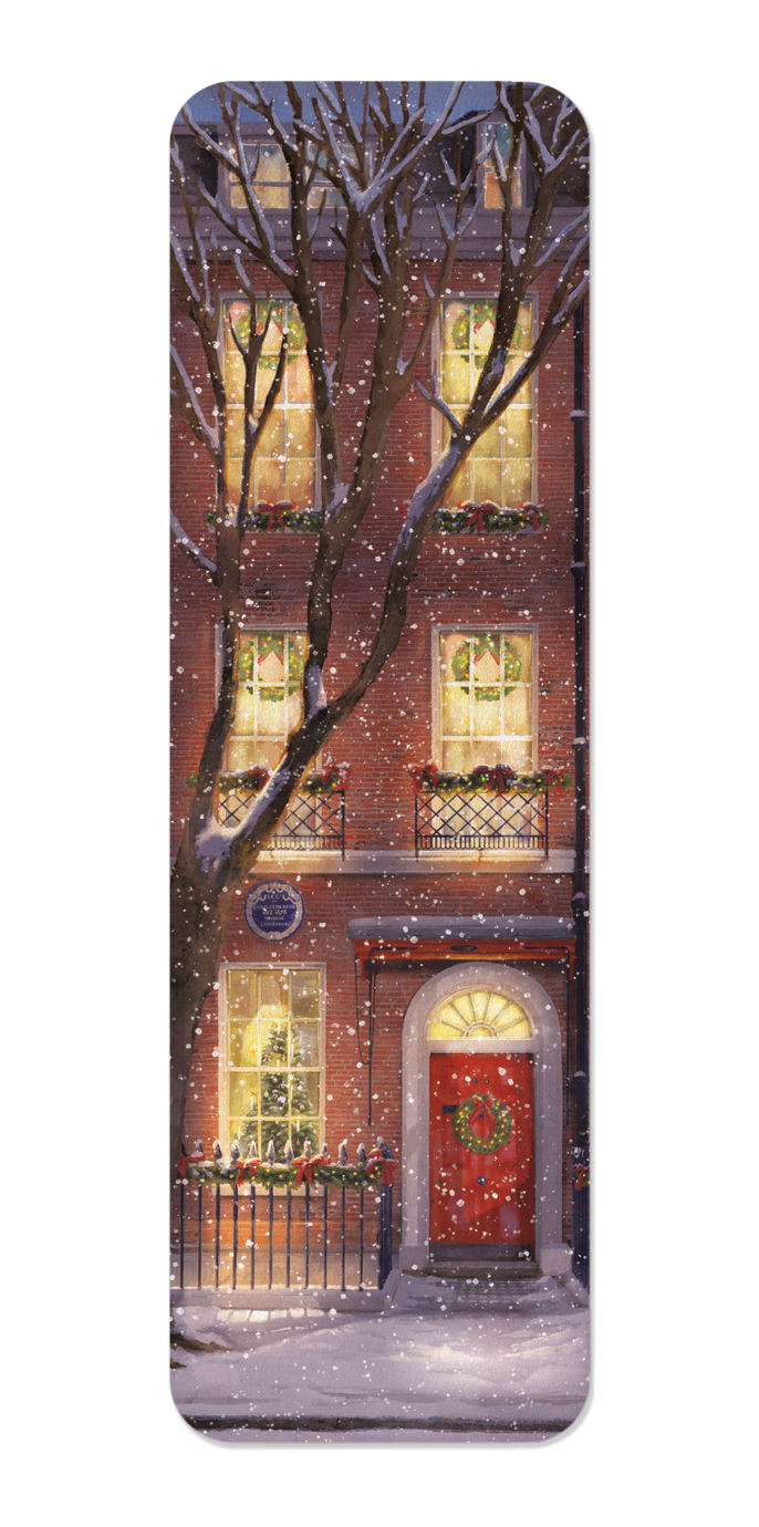 Ezen Designs - CHARLES DICKENS MUSEUM CHRISTMAS NIGHT - Bookmark - Front