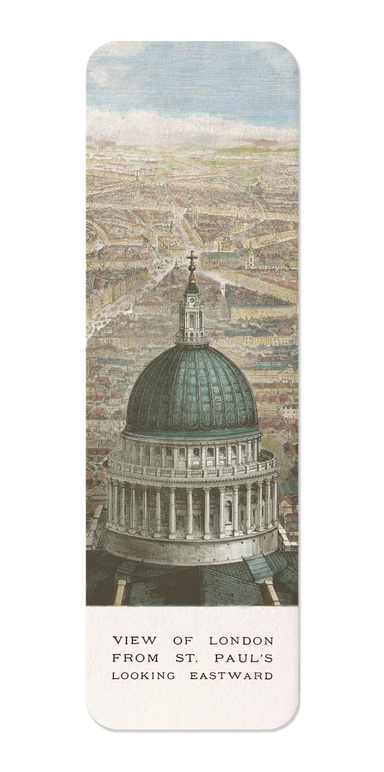 Ezen Designs - View of London from St Paul’s, Looking Eastward (1892) - Bookmark - Front
