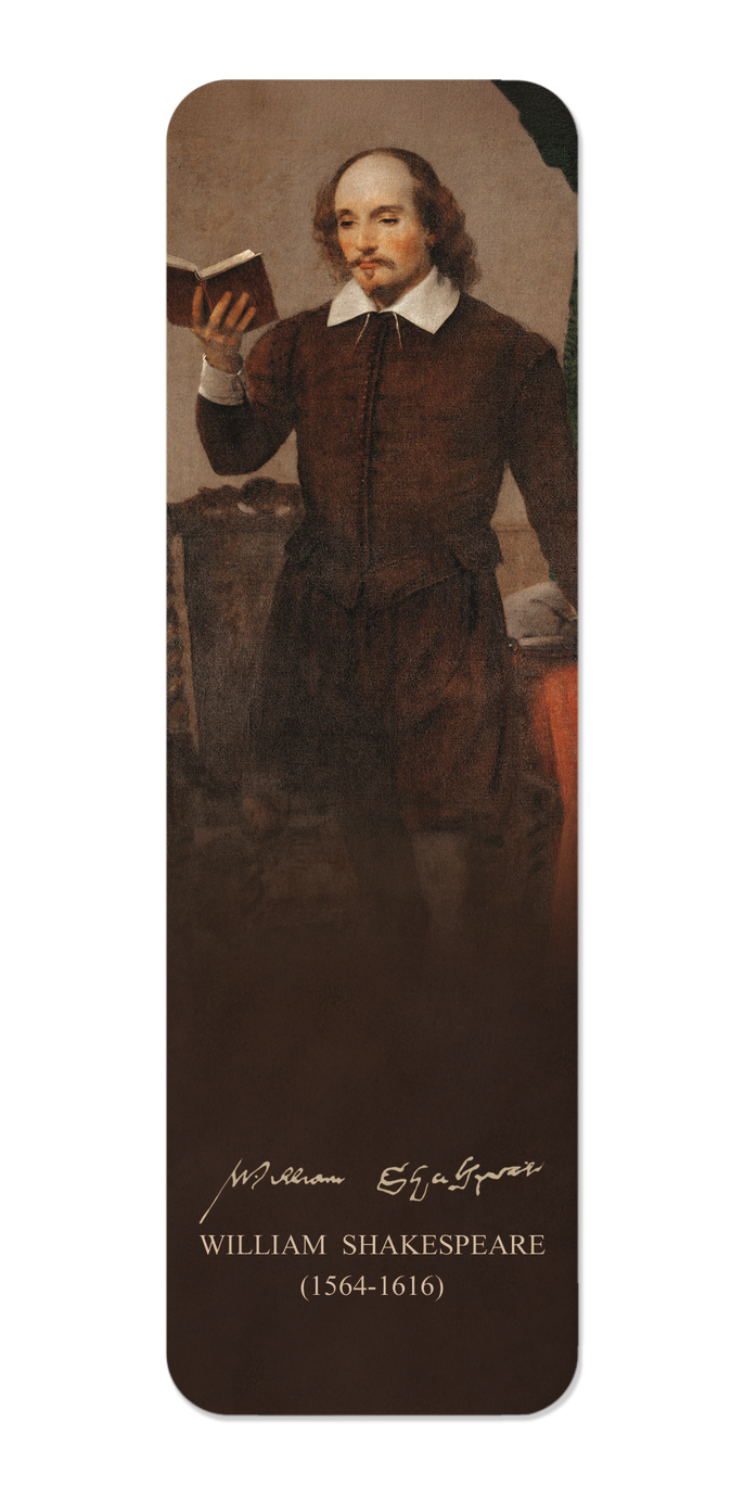 Ezen Designs - Shakespeare Reading (1870s) - Bookmark - Front